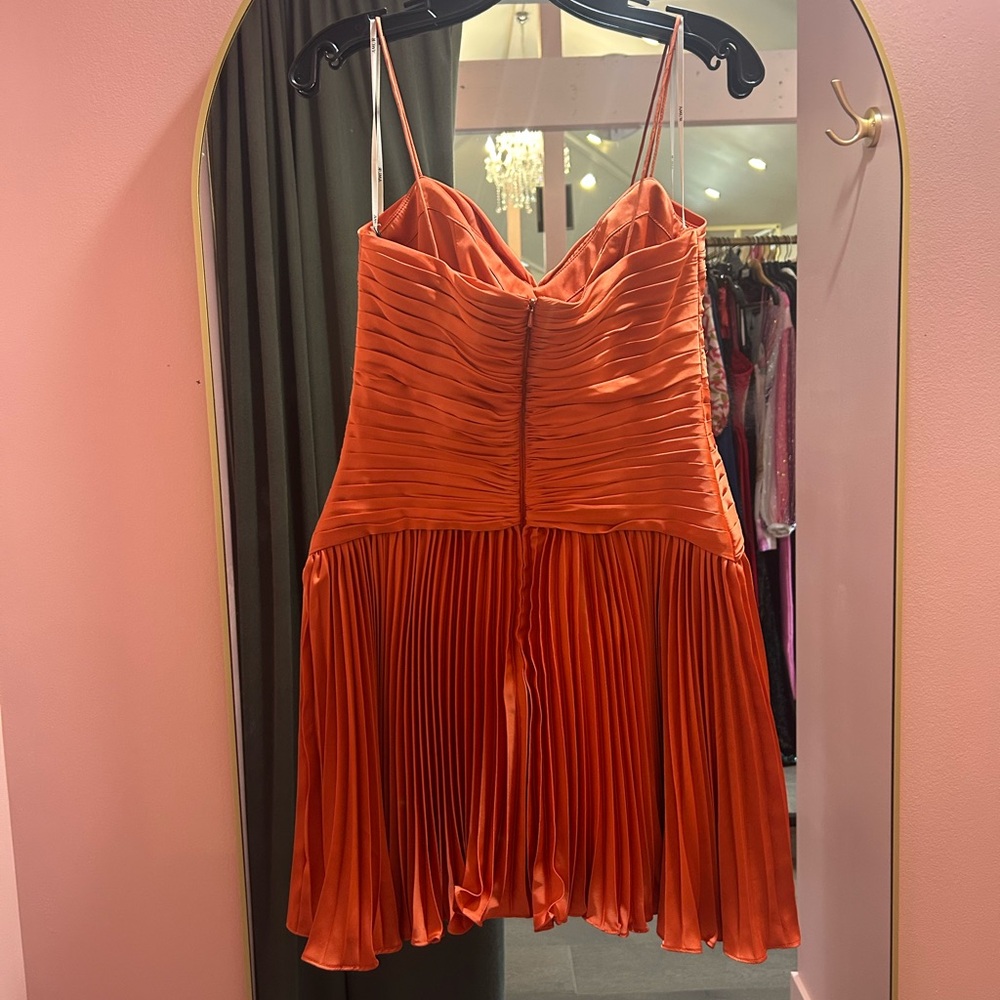 AMUR Vibrant Orange Dress - Picture 2 of 4